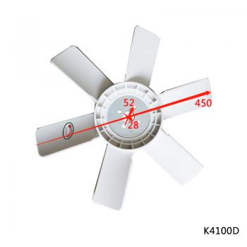 Weichai K4100D Fan 6 leaf