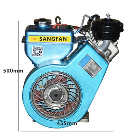 2Hp Air Cooled Diesel Engine 165F